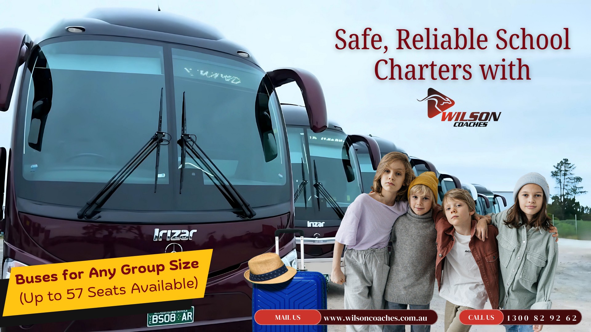 School Charters Made Easy with Wilson Coaches!