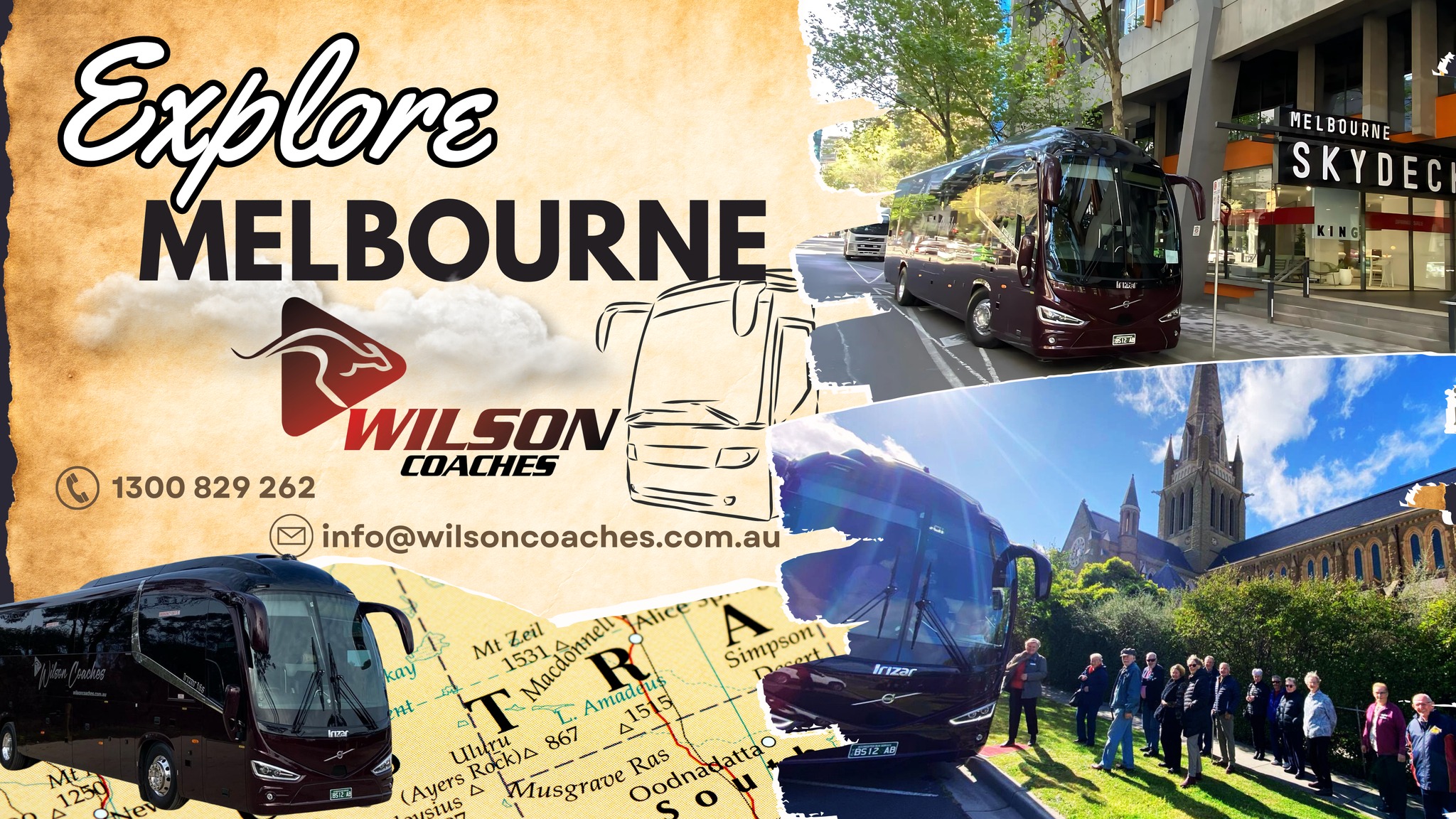 Explore Melbourne with Wilson Coaches! 